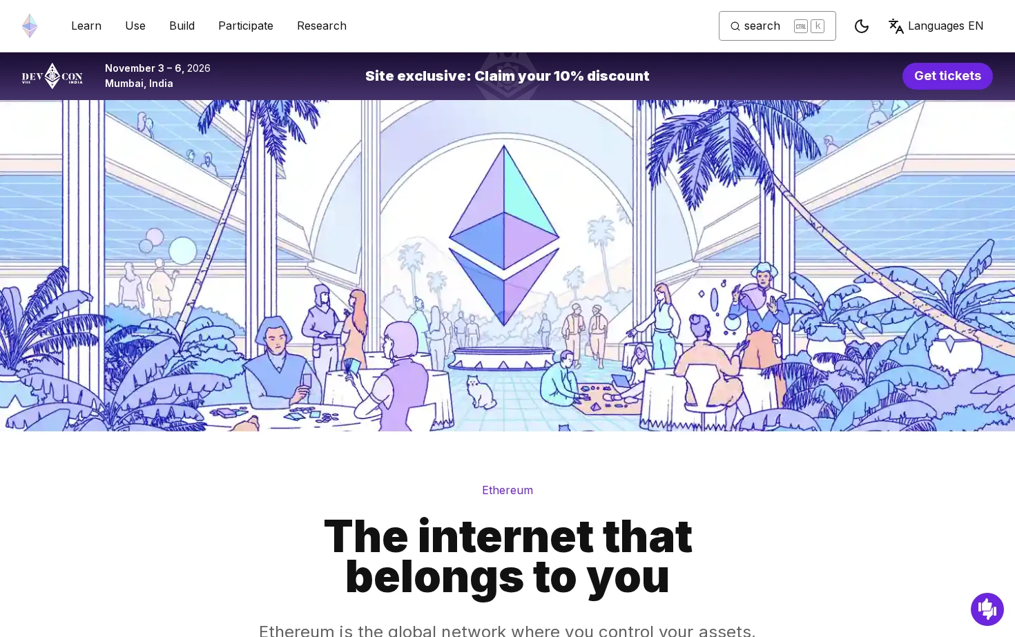 ethereum.org 页面快照